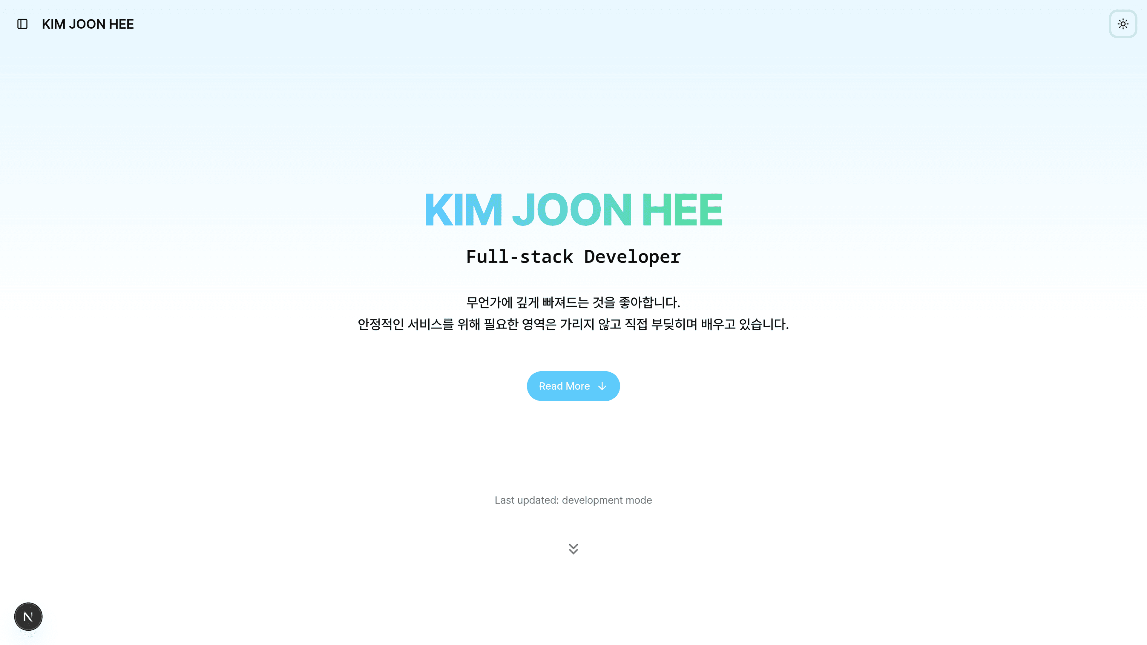 Web Portfolio cover
